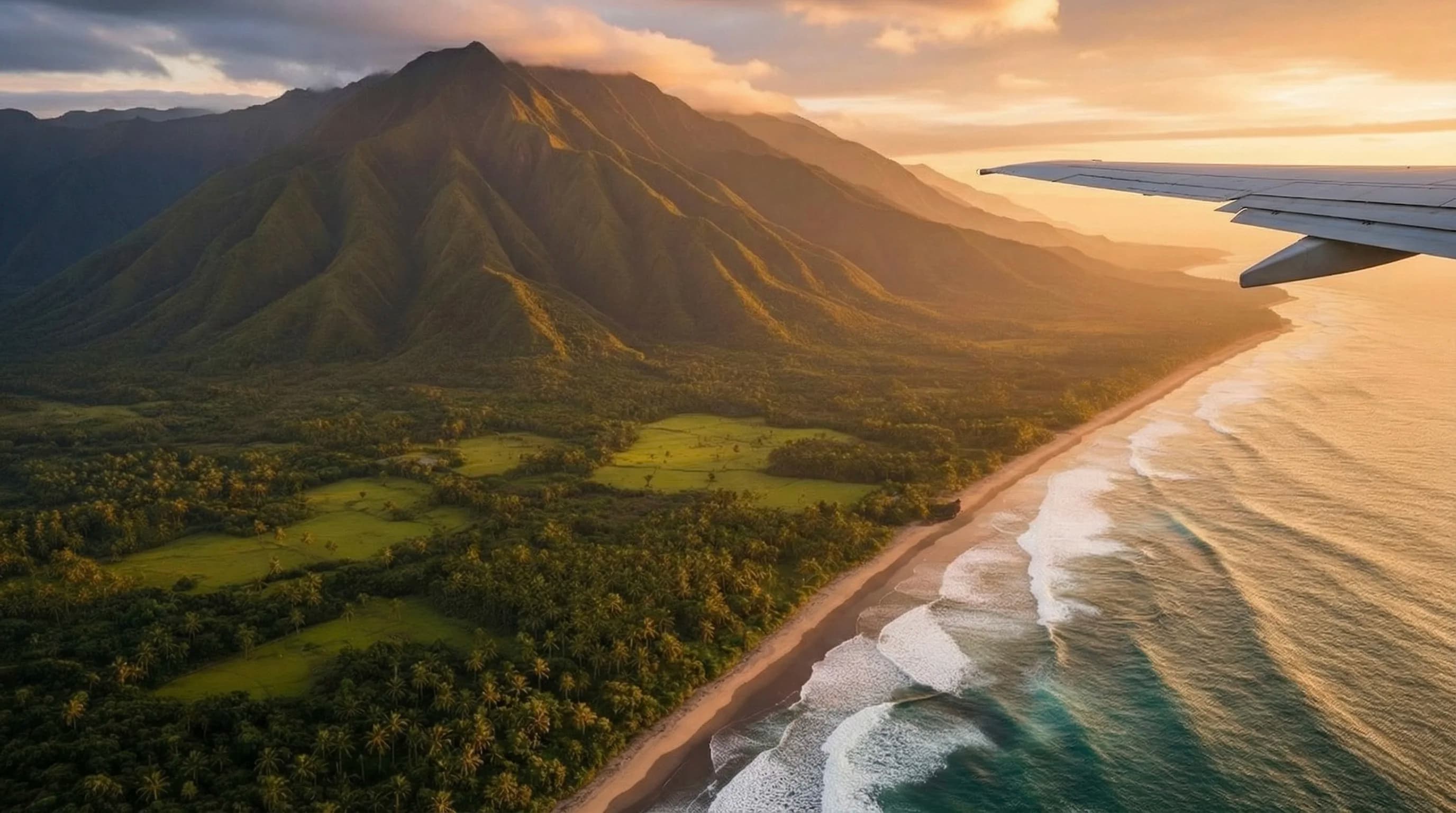 Vista aérea de Ecuador